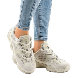 Beige MS521-8 trainers 2