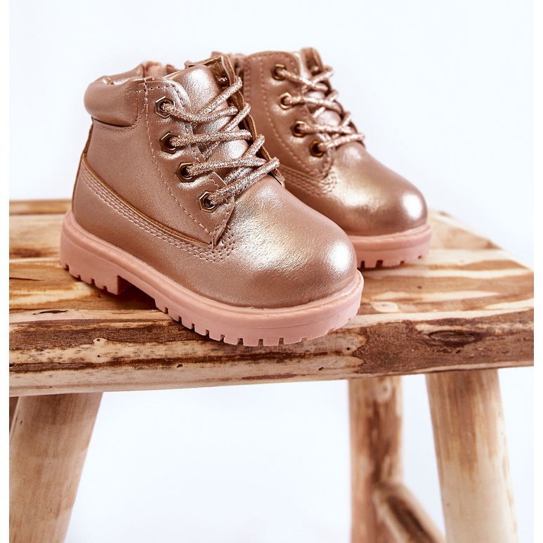 Rose gold boots sales girls