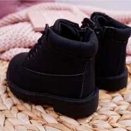 FRROCK Children's Trappers Boots Black Dexter 2