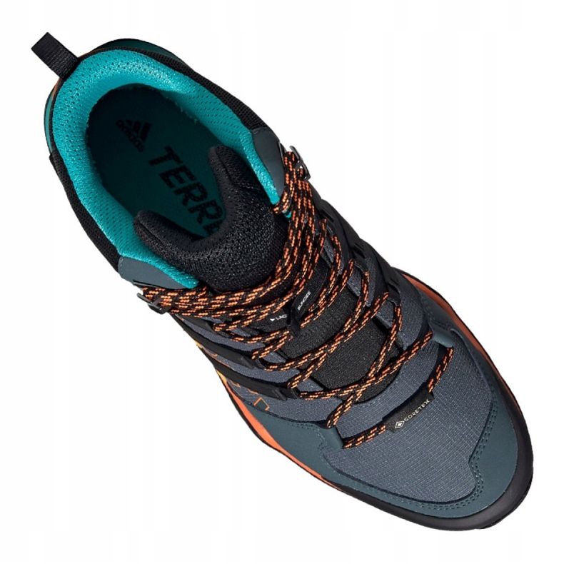 Adidas Terrex Swift R2 Mid Gtx M FV6840 shoes black orange grey green 3