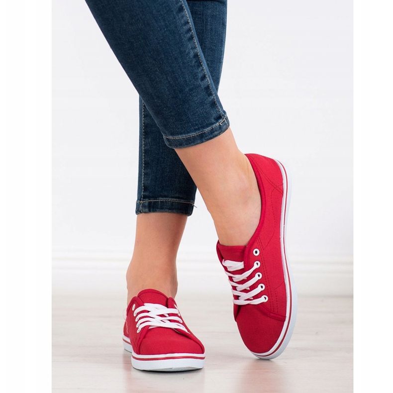 SHELOVET Red Sneakers 1