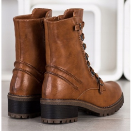 Super Mode Lace-up Brown Workers 1