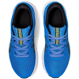 Asics Patriot 12 Gs Jr 1014A139 401 running shoes black blue 1