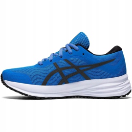Asics Patriot 12 Gs Jr 1014A139 401 running shoes black blue 2