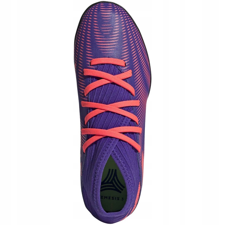 Adidas Nemeziz.3 Tf Jr EH0576 football boots orange, purple, pink purple 1