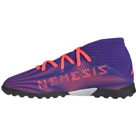 Adidas Nemeziz.3 Tf Jr EH0576 football boots orange, purple, pink purple 2