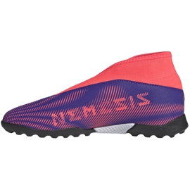Adidas Nemeziz.3 Ll Tf Jr EH0584 football boots orange, purple, pink violet 2