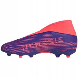 Adidas Nemeziz.3 Ll Fg Jr EH0583 football boots orange, purple, pink purple 2