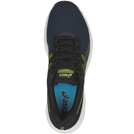 Asics Gel Phoenix 9 T822N 400 men's running shoes black navy blue yellow 1