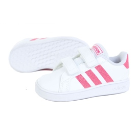 Adidas Grand Court I Jr EG3815 shoes white black 1