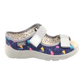 Befado children's shoes 869X144 blue silver grey 1