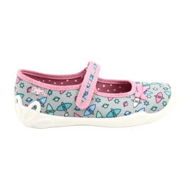 Befado children's shoes 114Y409 blue pink grey 1