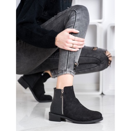 Bestelle Fashionable boots with a zipper black 2 Bestelle Fashionable boots with a zipper black 2