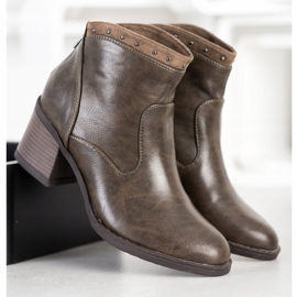Kylie Casual Eco Leather Boots brown 2