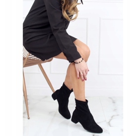 Black YK-103 Black boots with a soft upper 1