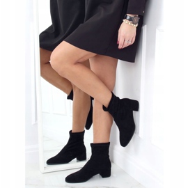 Black YK-103 Black boots with a soft upper 2