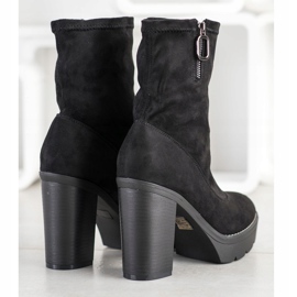 Super Mode Stylish boots on the platform black 1