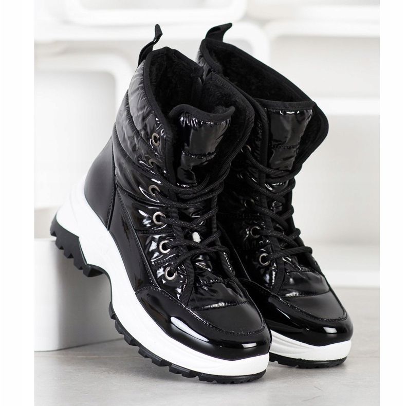 SHELOVET Comfortable snow boots black 2