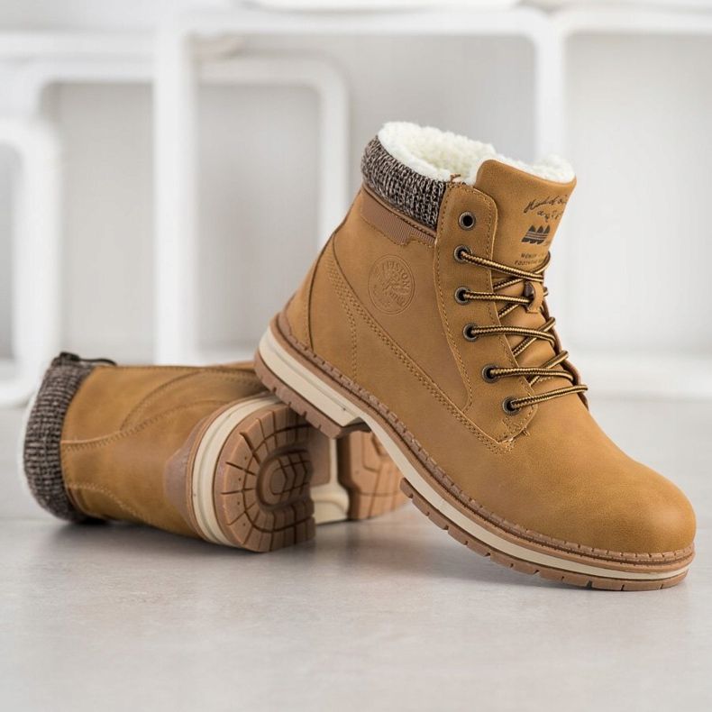 SANDIC Trappers With Sheepskin brown 1