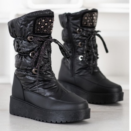 SHELOVET Stylish Snow Boots On The Platform black 1