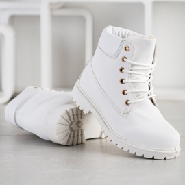 SHELOVET Warm Hiking Boots With Eco Leather white 2