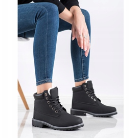 SHELOVET Casual Trappers black 1 SHELOVET Casual Trappers black 1