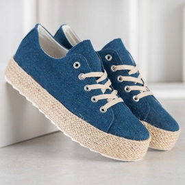 Kylie Sneakers On The Platform blue 2