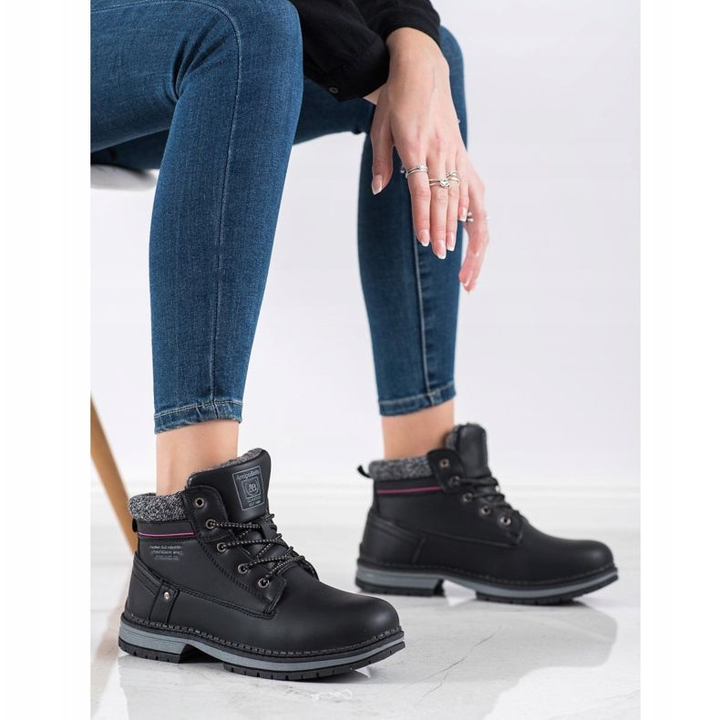 Arrigo Bello Tied Boots With Warming black 1