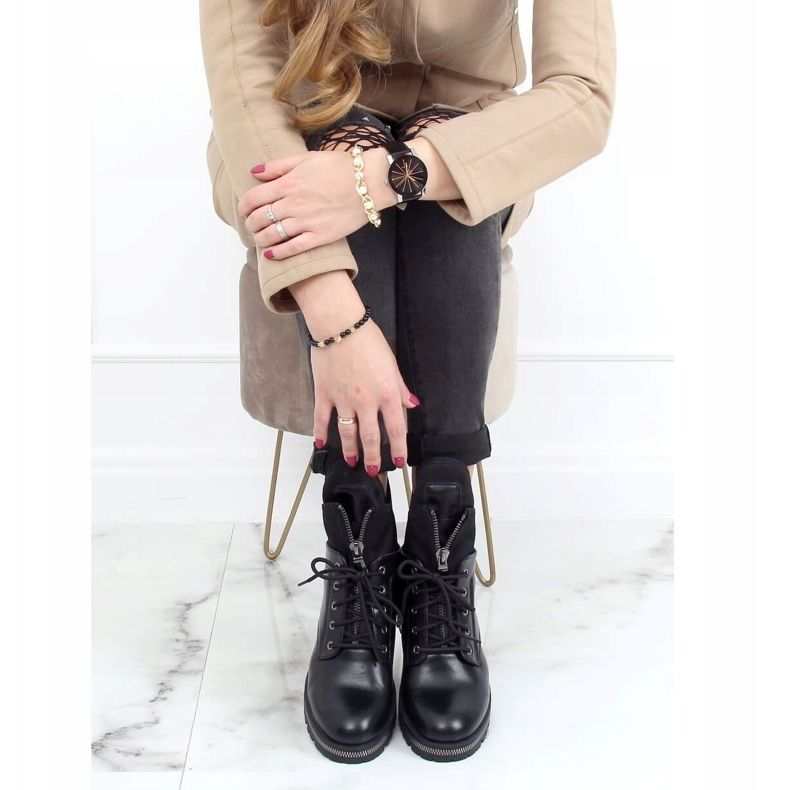 Black boots for women NC1082 Black 2