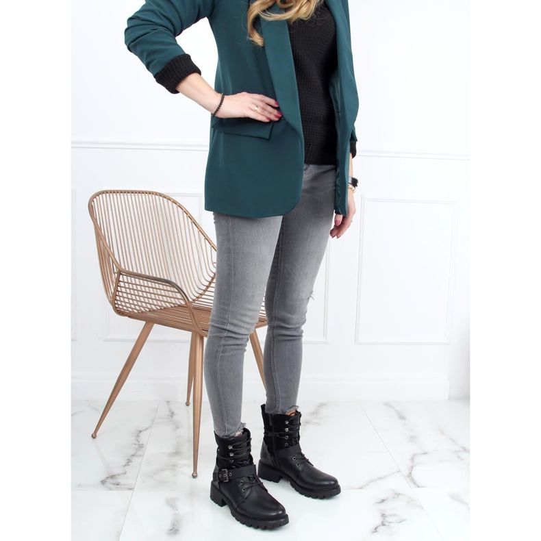 Black Workery boots 1215-PA Black 1