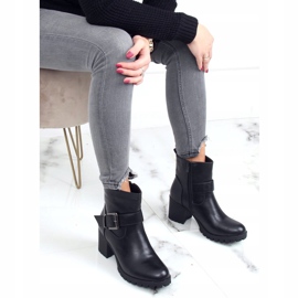 Black high-heeled boots 7956-GA Black 1