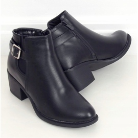 Black low-heeled boots J101 Black 2 Black low-heeled boots J101 Black 2