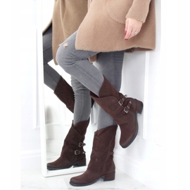 Military brown boots ST-33P Brown 1