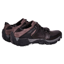 Bednarek Polish Shoes Men's Leather Trekking Shoes Bednarek Black 1