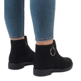 Black X-36 insulated suede boots 1