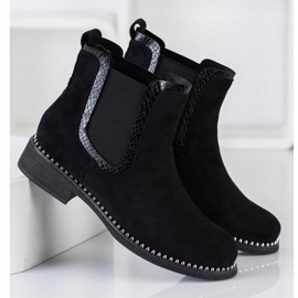 Bestelle Black Suede Jodhpur boots 1 Bestelle Black Suede Jodhpur boots 1