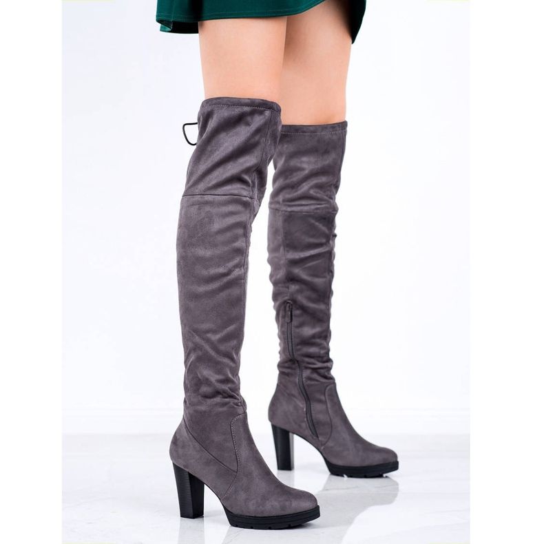 Balada Gray Over The Knee Boots grey 1