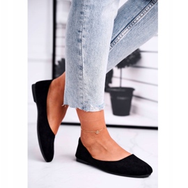 EVE Women's Suede Ballerinas Black Lasota 1031 2