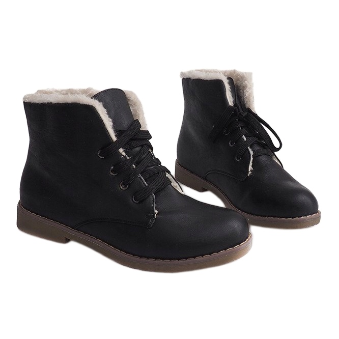 Warm Boots Jodhpur Fur 05-3 Black 2
