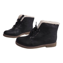 Warm Boots Jodhpur Fur 05-3 Black 1