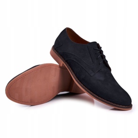 Bednarek Polish Shoes Men's Leather Loafers Nubuck Bednarek Navy Blue 3