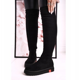 Women's High Boots Suede Black Gracelyn 2 Women's High Boots Suede Black Gracelyn 2