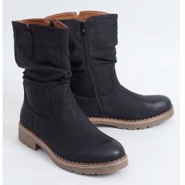 Black Women's black boots 6981 Black 4