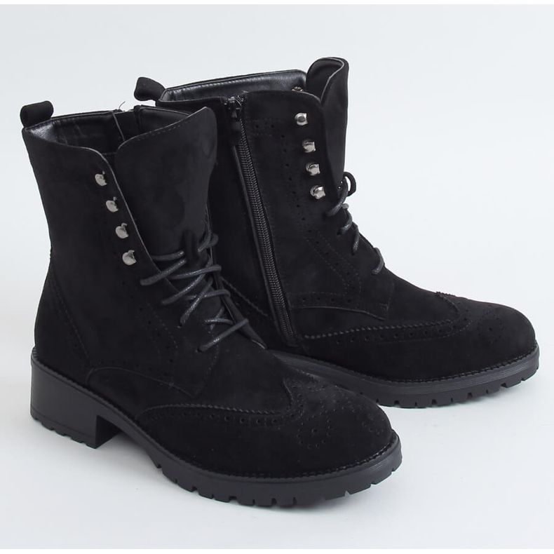 FR215 Black suede black workers 1
