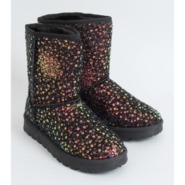 Snow boots iridescent BL177P Gold black multicolored 1
