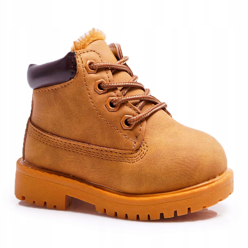 Children's Warm Trappers Boots Camel Dexter yellow 2