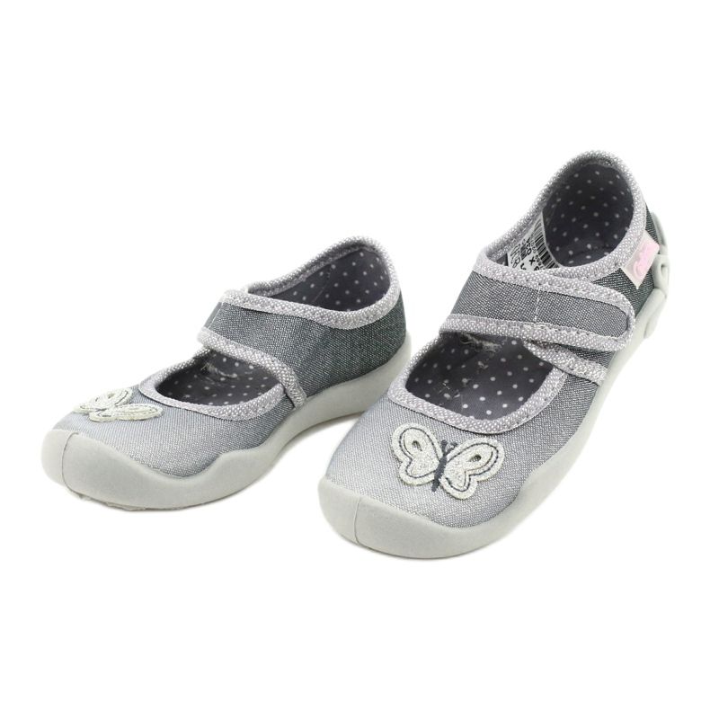 Befado children's shoes 123X034 silver grey 3