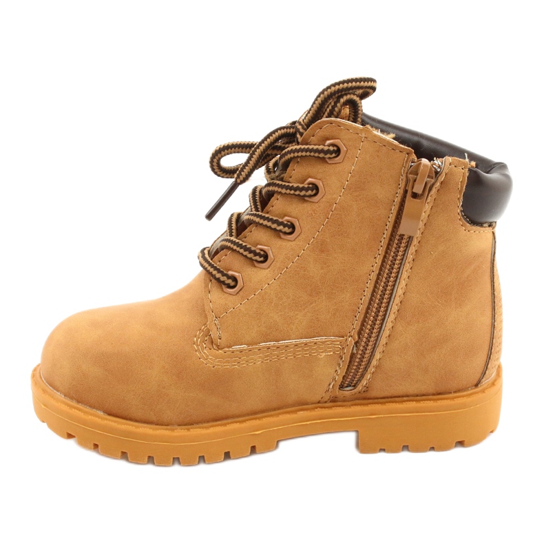 Children's Warm Trappers Boots Camel Dexter yellow 3