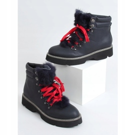 Navy blue boots 3142 Navy 2