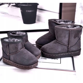 Warm Children's Youth Snow Boots Gray Gooby grey 4